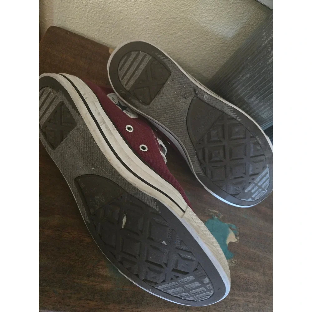 Converse Chuck Taylor All Star High Top Maroon Burgundy Mens 8 Womens 10 139784F